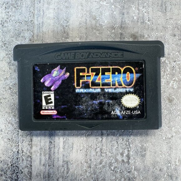GBA F-Zero Maximum Velocity Nintendo Game Boy Advance Cart Only. FAST SHIPPING ! - Picture 1 of 2